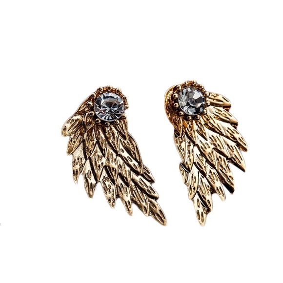 Angel Wing Earrings - Picture 2 of 2